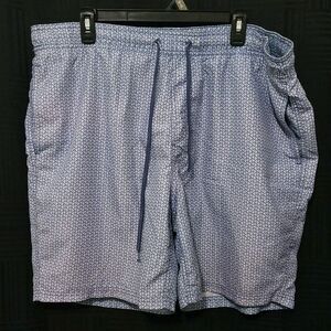 Calvin Klein Men's XL Lined Swim Shorts Trunks Blue